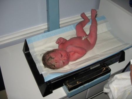 7lbs 4oz, 20 inches long.  Annada will not be happy I posted this picture :)