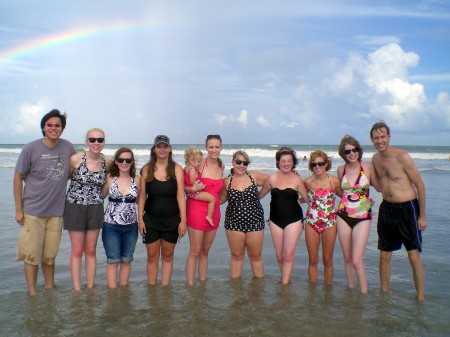 We went to the beach during welcome week and a beautiful rainbow stretched across the sky. It was a great beginning.