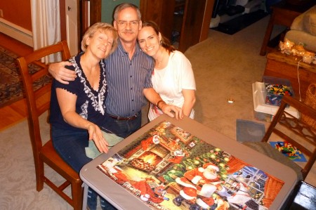 One of my favorite Christmas memories - finishing the puzzle at 2 am early Christmas morning.