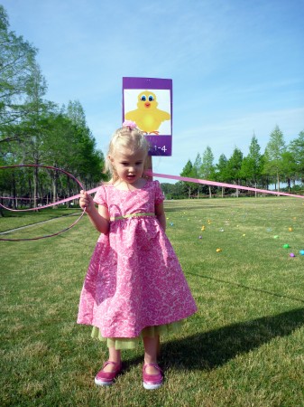 Easter photos. Yes, I am really behind. But she's so cute!